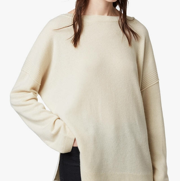 oversized camel sweater